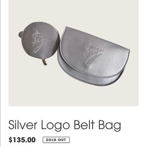 Haus of Sy sliver logo belt bag never worn.